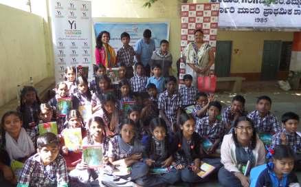 Stories were narrated on how sharing and caring can change one's way of life and make the child a better