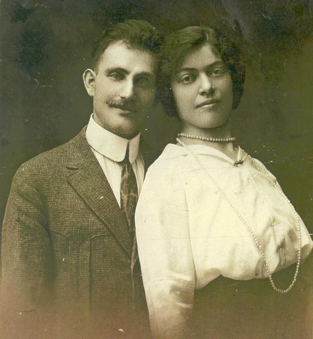 Mike and Sophie, c 1917 Ellen: I remember stories from the letters that Aunt Frannie had translated.
