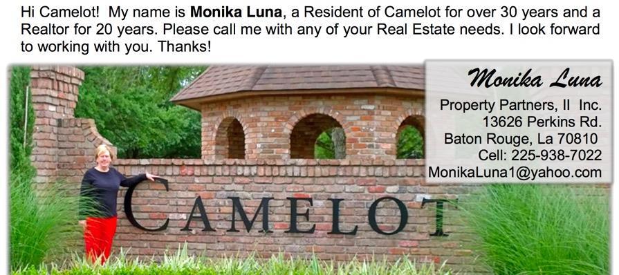 Camelot News Spring Edition May 2017 April Yard of the Month, on Gawain Don t Delay! Send in your 2017 Camelot Dues.