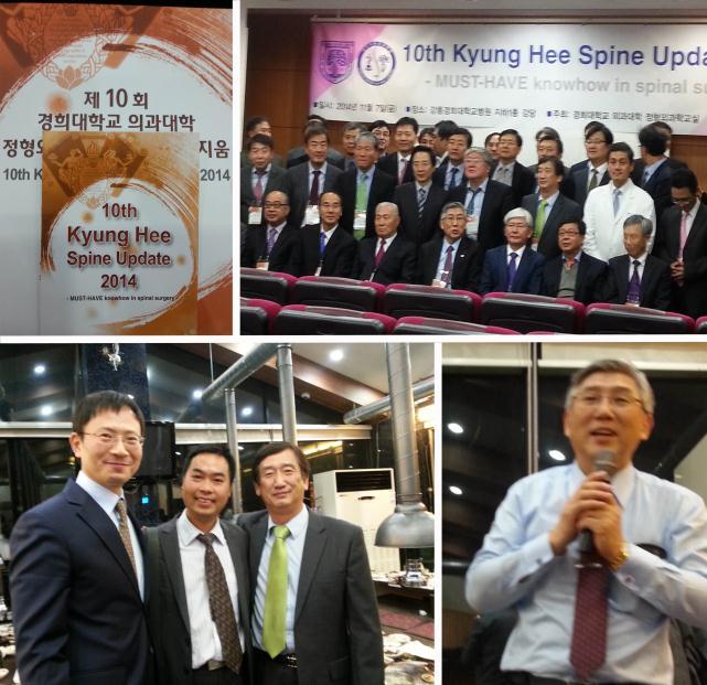The 10 th Kyung Hee Spine Update in 2014. 2nd week: Monday (Nov.10 th, 2014).