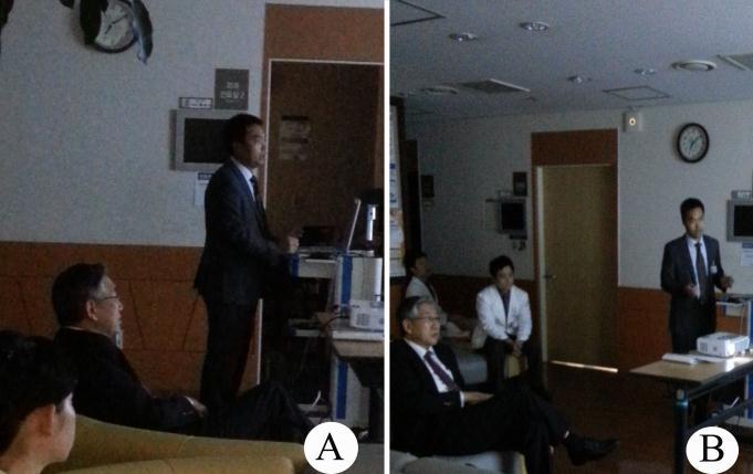 (ASD) who underwent two levels PLIF 5 years ago. I had a presentation in morning conference in spinal center. Thursday (Nov.