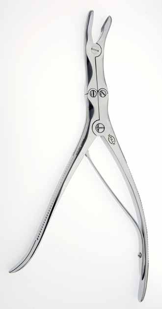 Selected Models Bone Cutters and Rongeurs STILLE Extraction Plier Original STILLE double-action joint facilitates removal