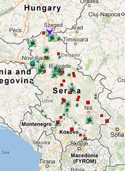 Arrests and seizures of drugs outside Serbia as a result of criminal investigation and information provided by the Serbian police in 2011 Criminal Investigation Persons Arrested Drugs Seized Drug