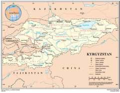 KYRGYZ REPUBLIC Territory: Borders: 199,900 sq. km.