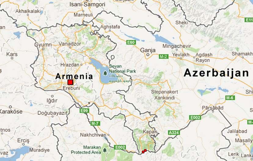 Map 28: Drug seizures in the Republic of Armenia (2011 2012) Heroin, Opium, Cannabis Source: joint online platform of AOTP and Paris Pact, http://drugsmonitoring.unodc roca.org.