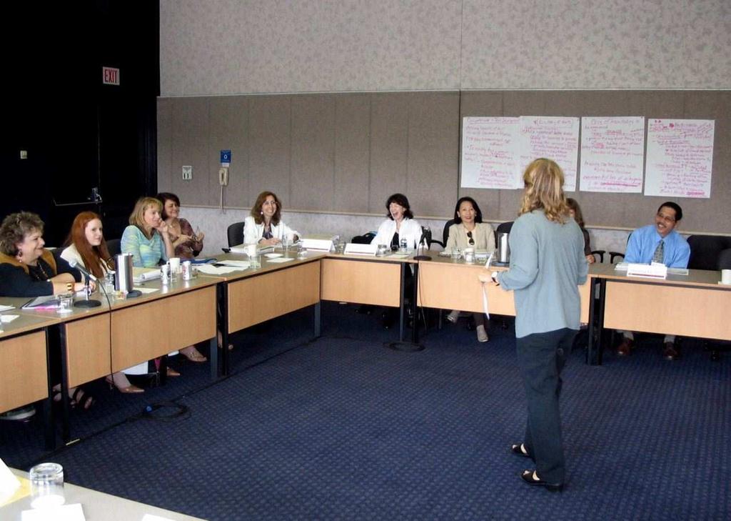 2007 Certification Hosted meeting of experts from across the country to further plan