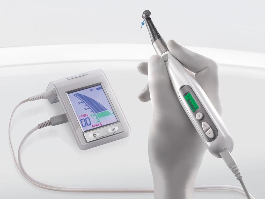 TriAuto mini and Root ZX mini Combination Safe and Efficient Canal Preparation The TriAuto mini handpiece can be connected to the Root ZX mini to add an apex locator function.