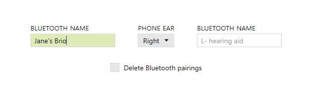 Setup 1 Program the HI with the member s audiogram. 2 Default phone ear is set to the right side, this can easily be changed by clicking this icon ( ).