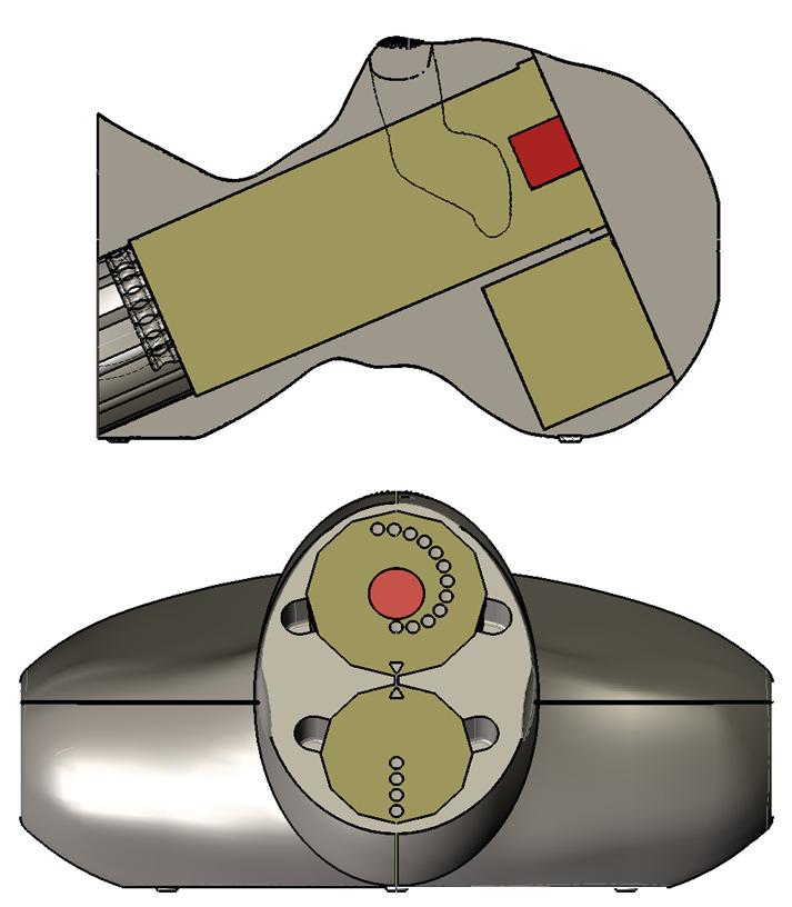 Marvin: Detector module Cylindrical detector module - Location maximises coverage of typical PTV locations and spinal cord