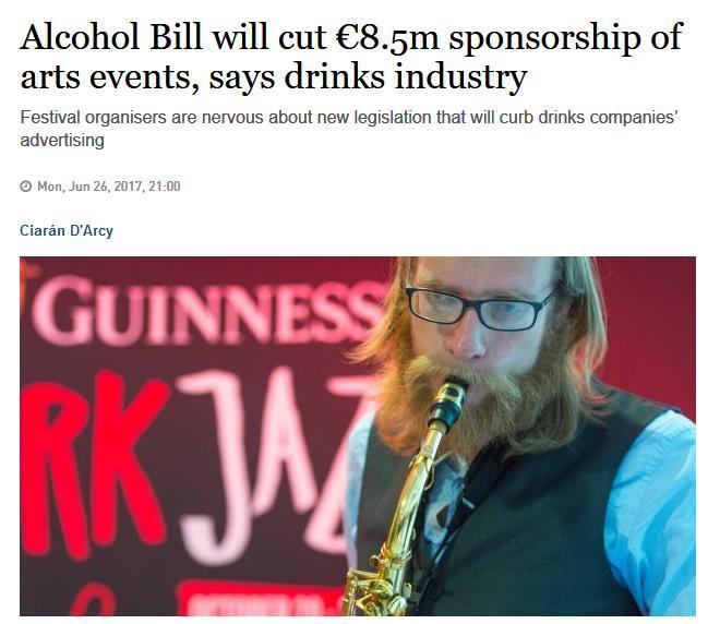 Irish lobbying example Sources: https://www.irishtimes.