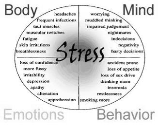 STRESS IS BAD FOR YOUR HEALTH.