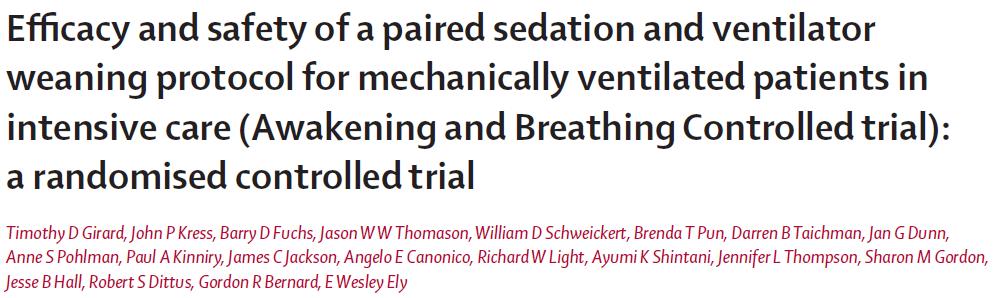 PAD guidelines: SATs Recommend that sedative medications be titrated to maintain a light rather than a deep level of sedation in adult ICU patients, unless clinically contraindicated