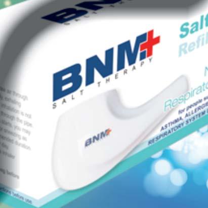 BNM Saltinhaler SALTINHALER IS A CLINICALLY TESTED MEDICAL DEVICE CLASS II/A Porcelain pipe The pipe can be cleaned
