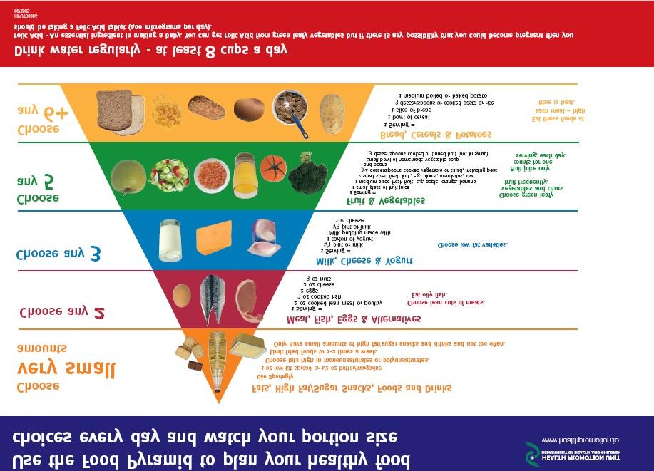 What we should be eating The Food Pyramid provides the balance of energy, protein, vitamins and minerals children need each day Foods that contain similar nutrients are grouped together -