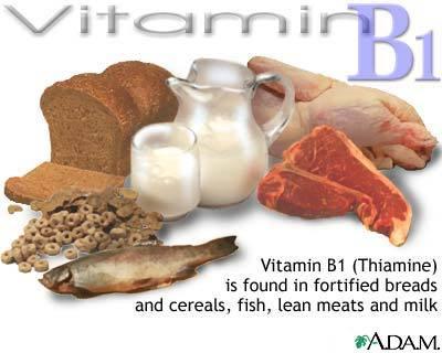 Thiamine (Vitamin B1) deficiency Nervous system and the heart are particularly sensitive to thiamine deficiency Thiamine deficiency lead to the following syndromes 1) Polyneuropathy (dry beriberi) -