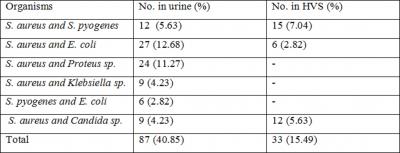 Figure 5 Table 5: Prevalence of infective organisms in mixed infections Figure 6 Table 6: Identification characteristics of bacteria isolates.