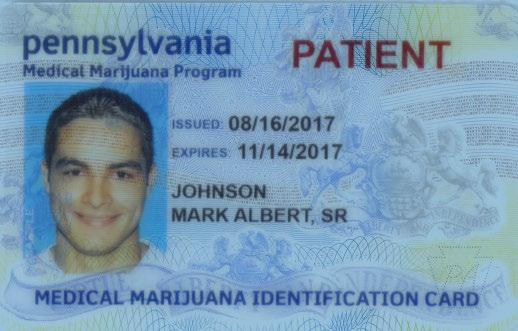 Medical Marijuana ID Card (Patient) Patients who are over the age of 18 and who are not homebound will be issued an ID card that they can use at a dispensary to obtain medical marijuana product.