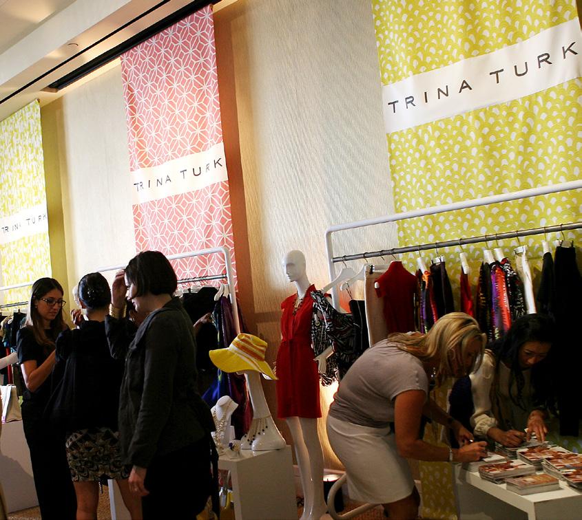 Fashion partner Trina Turk s pop-up boutique had guests coveting her famous summer lifestyle.