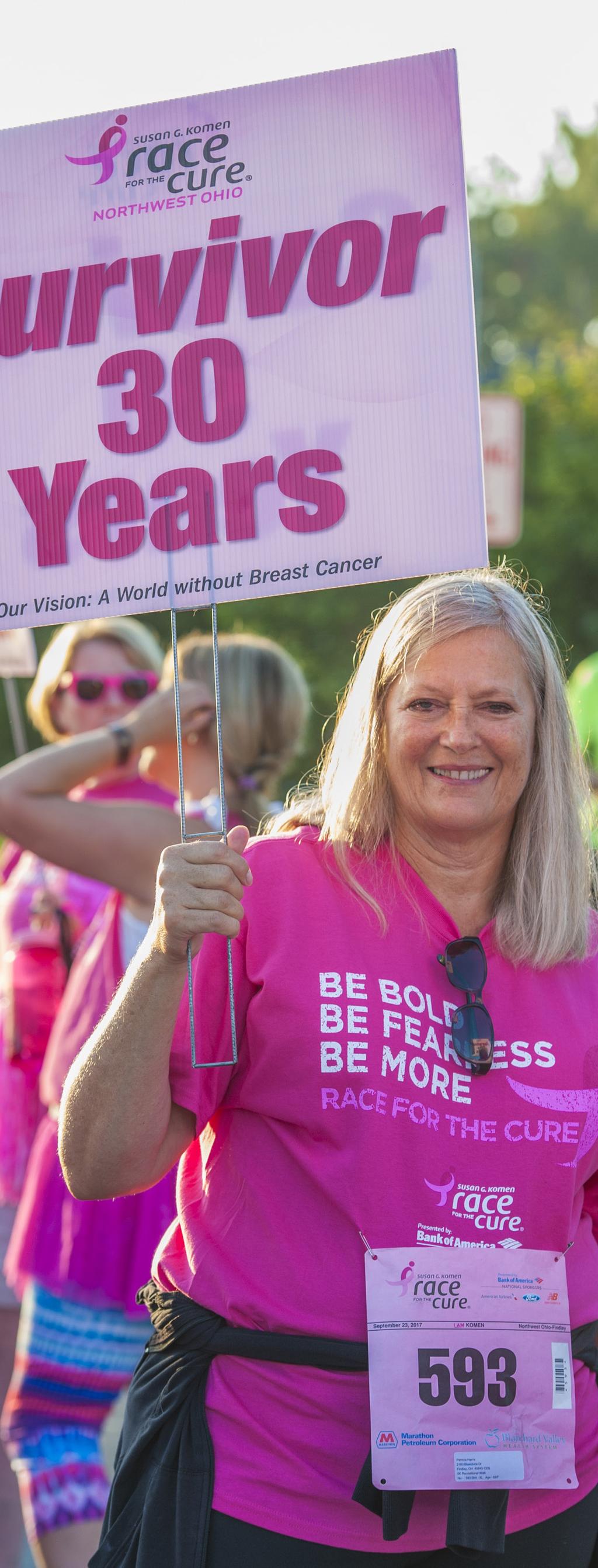 Join the Movement Thank you for your interest in the Susan G. Komen Northwest Ohio Race for the Cure in Findlay on Saturday, September 29, 2018!