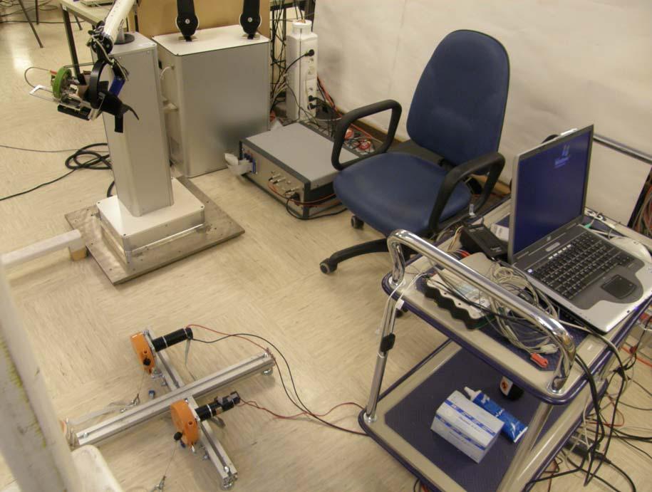 3 HapticMaster Two HapticMaster systems were set up in the laboratory at the University of Ljubljana.