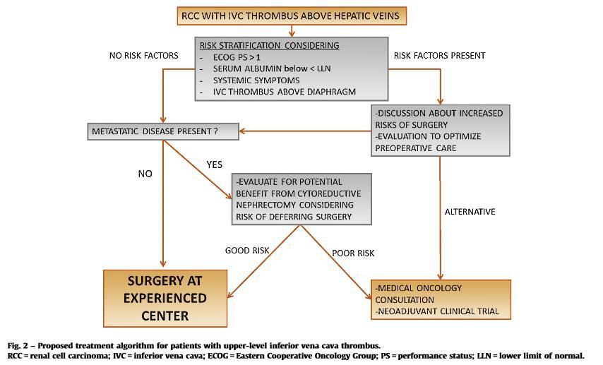 Management of RCC with IVC thrombus above hepatic
