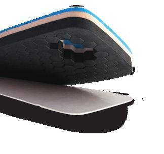 through individual relief zones The PegAssist Insole