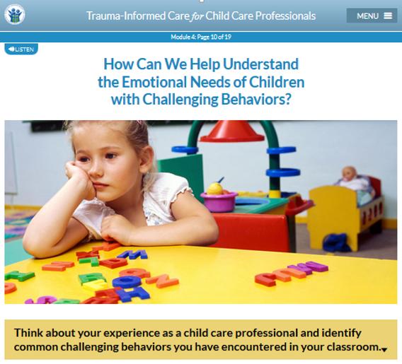 Trauma Trained ChildCare Trauma Trained Health Professionals ü ACE screen ü Multidisciplinary team ü