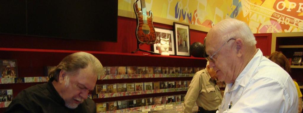Gene bolted to the Grand Ole Opry store for a CD release signing of his