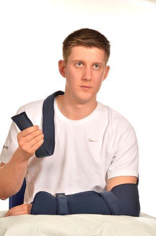 This may mean that you will need to organise some help at home. How do I fit my sling? Your sling supports your arm whilst you recover from your shoulder operation.