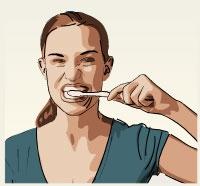 31) Diet: Avoidance of any gum, sticky foods or anything else that might