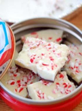 9 Holiday Calorie Quiz How many calories in a 1 ounce serving of peppermint bark? A. 57 B. 97 C.