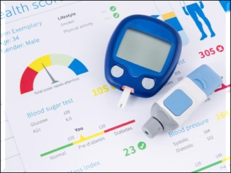 Diabetes Goal is to get sugars back to a normal range Hemoglobin A1c test Average of blood
