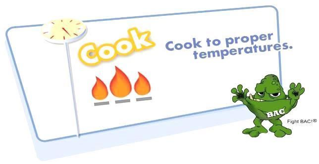 Recommendation 3: COOK Cook foods to a