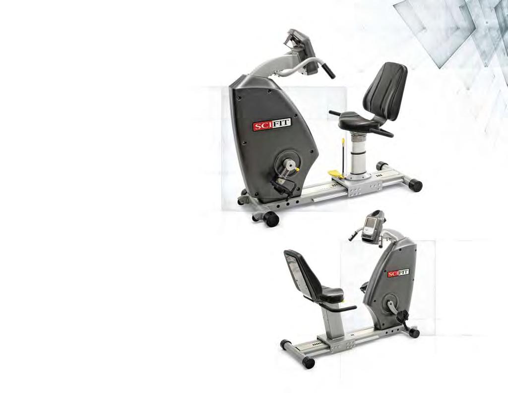 RECUMBENT BIKES ISO1000R SCIFIT recumbent bikes feature a true adjustable step through that adjusts up to a full 23 inches for safe
