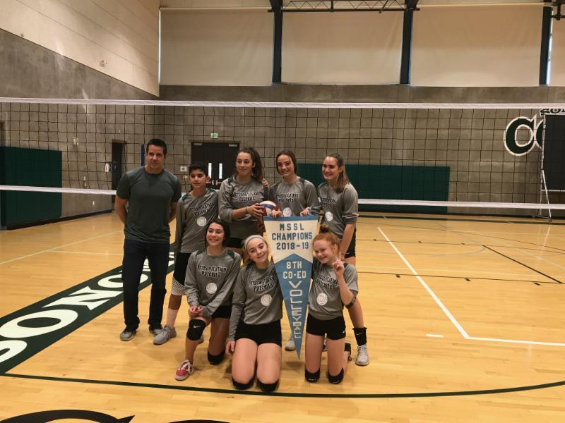 Volleyball, another Win!! 8th grade volleyball won the league this weekend.
