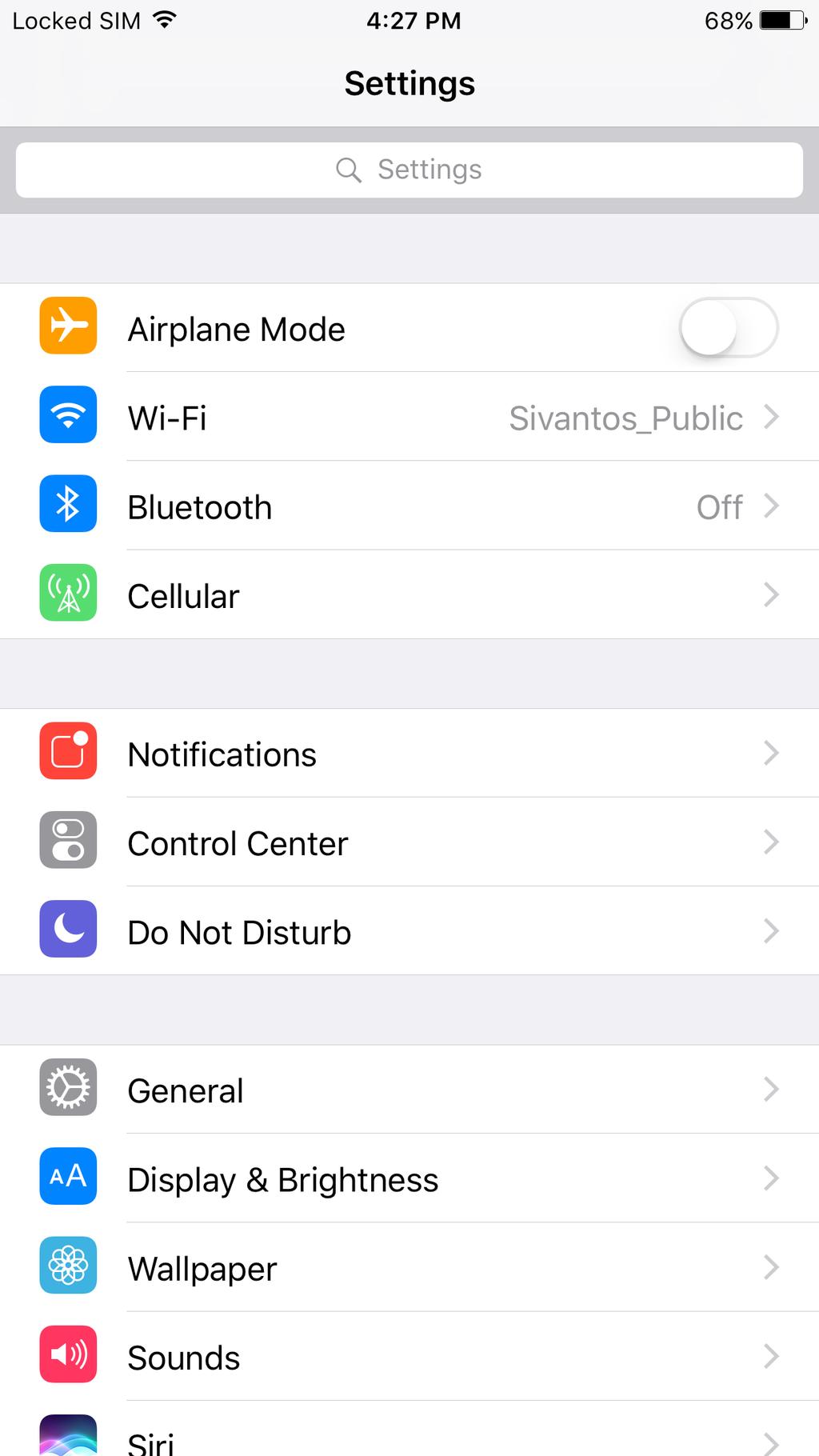 the screen to reveal the Control Center and tap the Bluetooth icon Or: Turn off Bluetooth