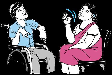 Makaton may be used by people with