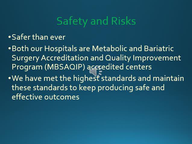Bariatric surgery is a lot safer than most people realize.