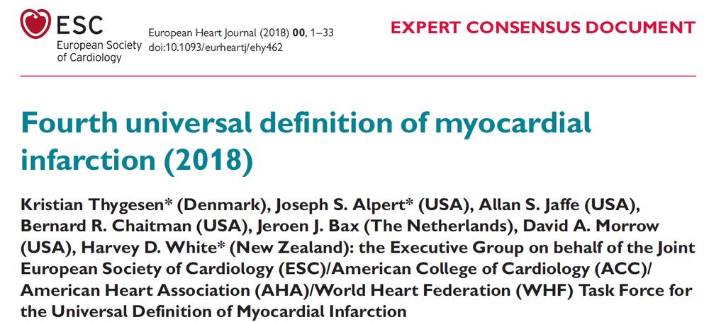Released August 25th Not all myocardial infarctions relate to acute disrupted plaques Five distinct types of