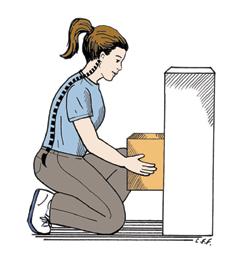 LIFTING Posture and Body Mechanics Correct Posture for Lifting an Object The Half Kneel Lift This