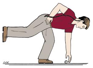 This lift is performed by keeping your back straight and pivoting at your hip.