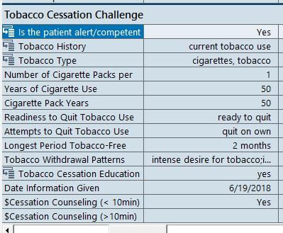 Smoking Cessation Counseling Consults were being placed, but there was not any follow through Respiratory therapy (RT) designed a new