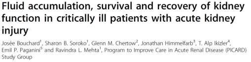 Prospective observational study; 618 critically ill patients with AKI