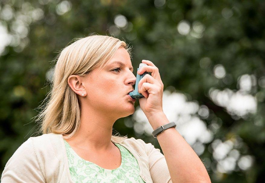ADULTS WITH ASTHMA MY ASTHMA GUIDE Adults with asthma THE BASICS Always carry a reliever inhaler ready to use if you have asthma symptoms. Don t keep inhalers in hot cars.