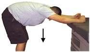 Do not rest your entire body weight on your upper arms - this can stretch the stabilizing structures of the shoulder.
