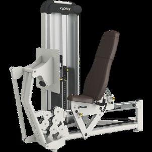 Lower Body Leg Press - Adjust the back rest to a comfortable position.