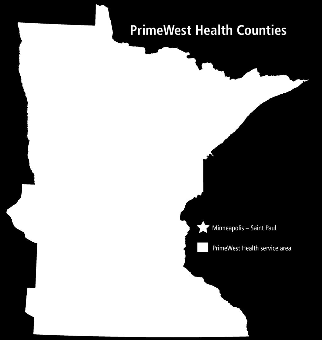 eligible members: PrimeWest Senior Health Complete (HMO SNP), for members 65+ 1,940 dually eligible