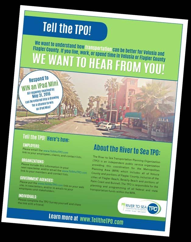 SURVEY DISSIMINATION The Tell the TPO survey campaign ran from March 31