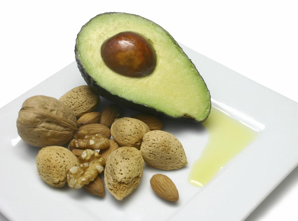 Background Information Nuts, Oils, Dressings, and Spreads Eating Fats There are three types of fat we ll focus on in this program: Polyunsaturated and monounsaturated fats: These are healthy fats and