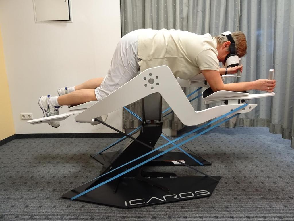 Study I Question: Does additional exercise with the Icaros have a positive effect on the subjective experience of daily limitations or strength parameters of the trunk muscles in patients